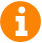 Round Orange Information Image for Map Clusters