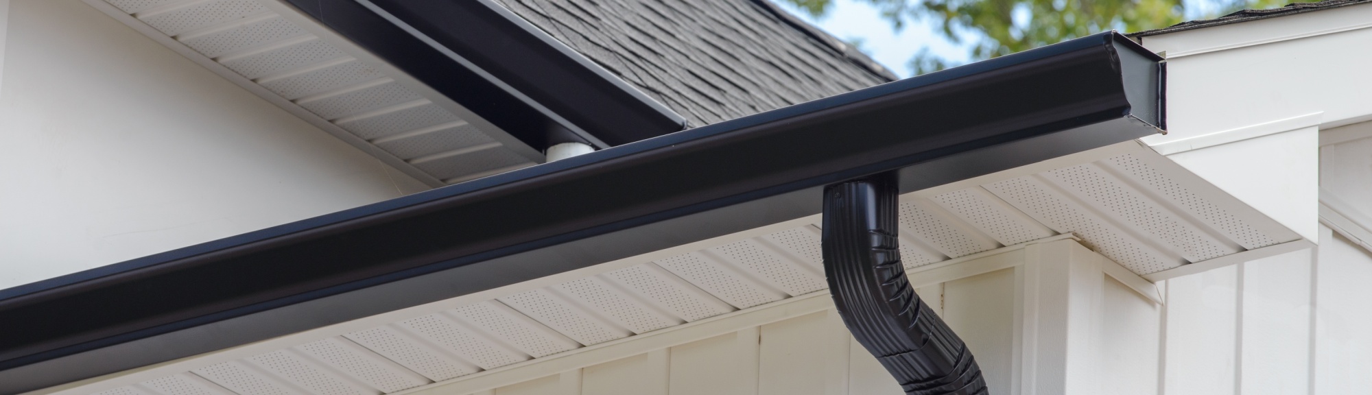 Stock Image for Gutter Work Bellatrix Roofing & Restoration