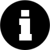 Round Black Information Image for Site