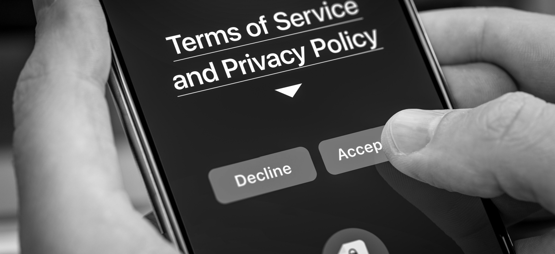 Image Reflecting Privacy Policy < laptop device Bellatrix Roofing & Restoration